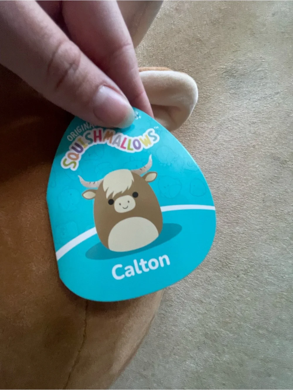 Medium Calton Squishmallow Plush
